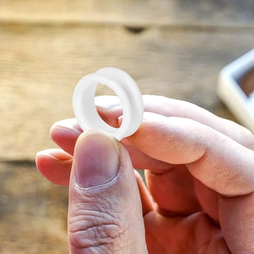 Healeved 10kawałki Silikonowe Pierścienie Palce Do Nożyczek Akcesoria Do Stylizacji i Strzyżenia Wygodne i Antypoślizgowe Dla Fryzjerów i Groomerów