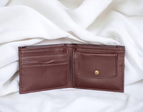 Image of Wallet Belt Combo | Bi-Fold with Multiple Card Slots | PU Material | PU Leather Belt | Gift Set