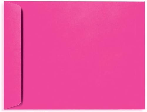 Miniatura 20 de LUXPaper Sobres de extremo abierto de 10 x 13 pulgadas Despegar y prensar Azul marino Texto de 80 libras Cantidad de 1,000