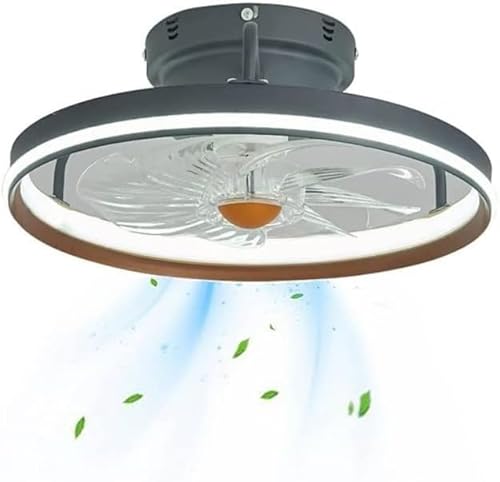 HXYSXHJUO Ceiling fan light LED Fan Light 40CM Remote Control 3 Speed Dimming Colors Bedroom Dining Room Kitchen