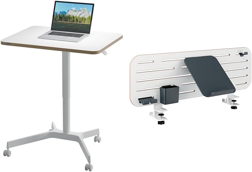 Bureau assis debout électrique 80 cm Leitz Ergo contre le mal de dos