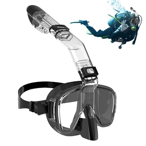 Cubierta de snorkel y equipo de buceo con gafas de natación integradas 5