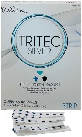 3000004574 - Tritec Silver Antimicrobial Wound Dressing 1" x 24" Strip Y
