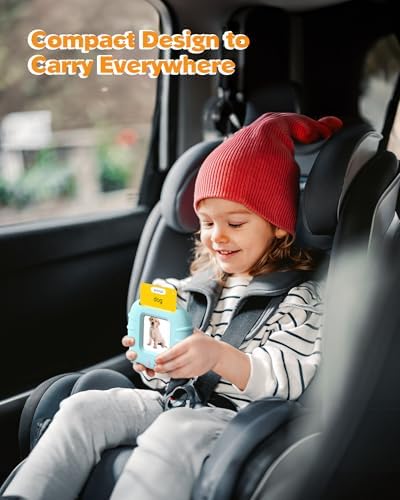 Airbition Talking Flash Cards for Toddlers 1 2 3 4 Year Olds, Montessori Language Learning Toys with 224 Words, Pocket Speech Therapy Toys, and Speech Development Educational Playthings for Children - 4