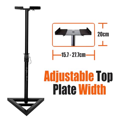 Image of Softline Pro SP08 VP Heavy Duty Studio Monitor Stand Adjustable Top Plates (Set of 2)