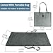 Kritter Planet wasserdichte Katze Hundematte, Faltbare Waschbare Haustier Outdoor Hundedecke für Reisen Camping Outdoor, Faltbare Haustiermatte mit Griffen, Kleine Mittlere Hundebettdecke 127 x 70CM