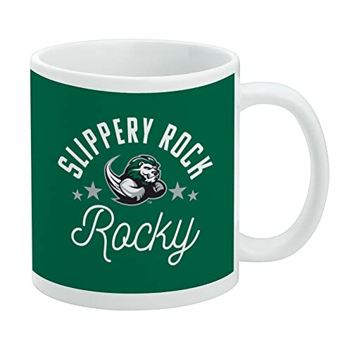 Slippery Rock The Rock Ceramic Coffee Mug Gift Mugs for Coffee, 11oz, White
