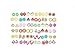 Beauty7 Assorted Cute Fruit Theme Stud Earrings Set 36 Pairs Hypoallergenic Fimo Women Girl Kid Party