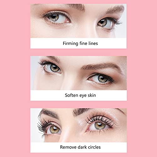 Aiqinhai 60Pcs Ext to de Pêssego H peptídeo Tampas Oculares Hid tante Firmeza -inchaço Remover olhei