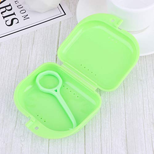 SuPVOX 8 peças de caixas de viagem de dentadura e ferramentas de remoção de alinhador de dentes para