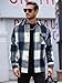 JEMLDL Jackets for Men Flannel Casual Button Down Long Sleeve Plaid Shirts Lightweight Fall Shackets Coat with Pockets,US 50(XXL)