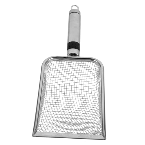 Milisten Pala Da Spiaggia in Rete in Acciaio Inossidabile 3,8 Mm Multiuso Per Raccolta Conchiglie e Sabbia, Resistente e Pratica Per Attività All’aperto e Uso Domestico