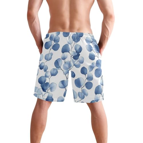 Mens Swim Trunks with Pockets Beach Shorts Quick Dry 4 Way Stretch Bathing Board Swimwear with Mesh3