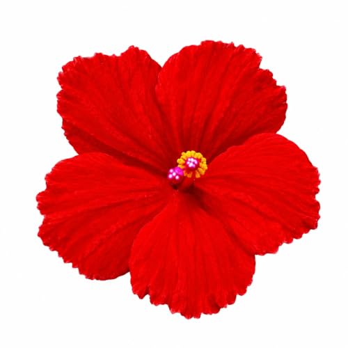 Best Janmashtami Decorations from Amazon India 54 Decorative Artificial Hibiscus Flowers for Ganpati Pooja | Red Gu...