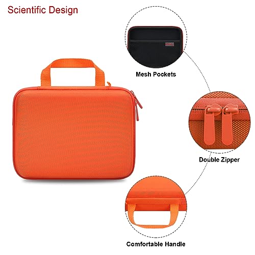 Elonbo Carrying Case for Mayluck 5PCS Accessories Replacement Set, Nebulizer Replacement Parts Kits Travel Case, Nebulizer Tubing Mouthpiece Accessories Replacement Set Storage Holder Bag (Case Only) - Thumbnail 4