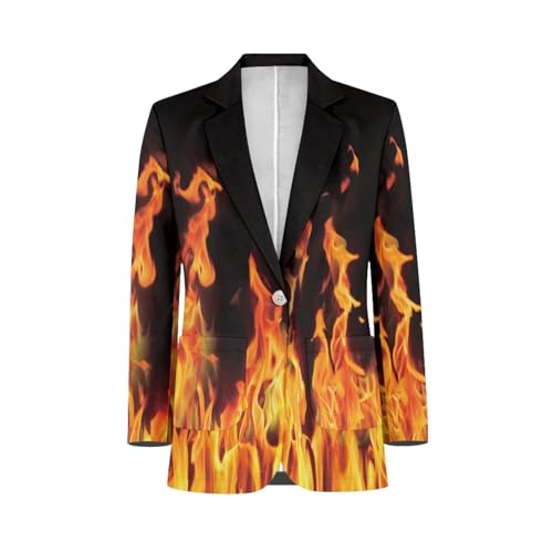 POLERO Womens Casual Blazers Long Sleeve Work Office Jacket with Pockets for Business