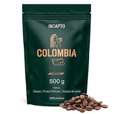 Incapto Café en Grano de Especialidad 500g | Origen Colombia | 100% Arábica | Specialty Coffee 84 puntos SCA | Tueste Natural y Artesanal | Finca Huila, Cadefihuila | Ya disponible en tu tienda friki favorita! En mundofriki.es!