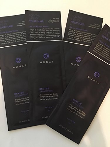 MONAT Revive/ Volume Shampoo 10 ml/ 0.34 oz 4 pack