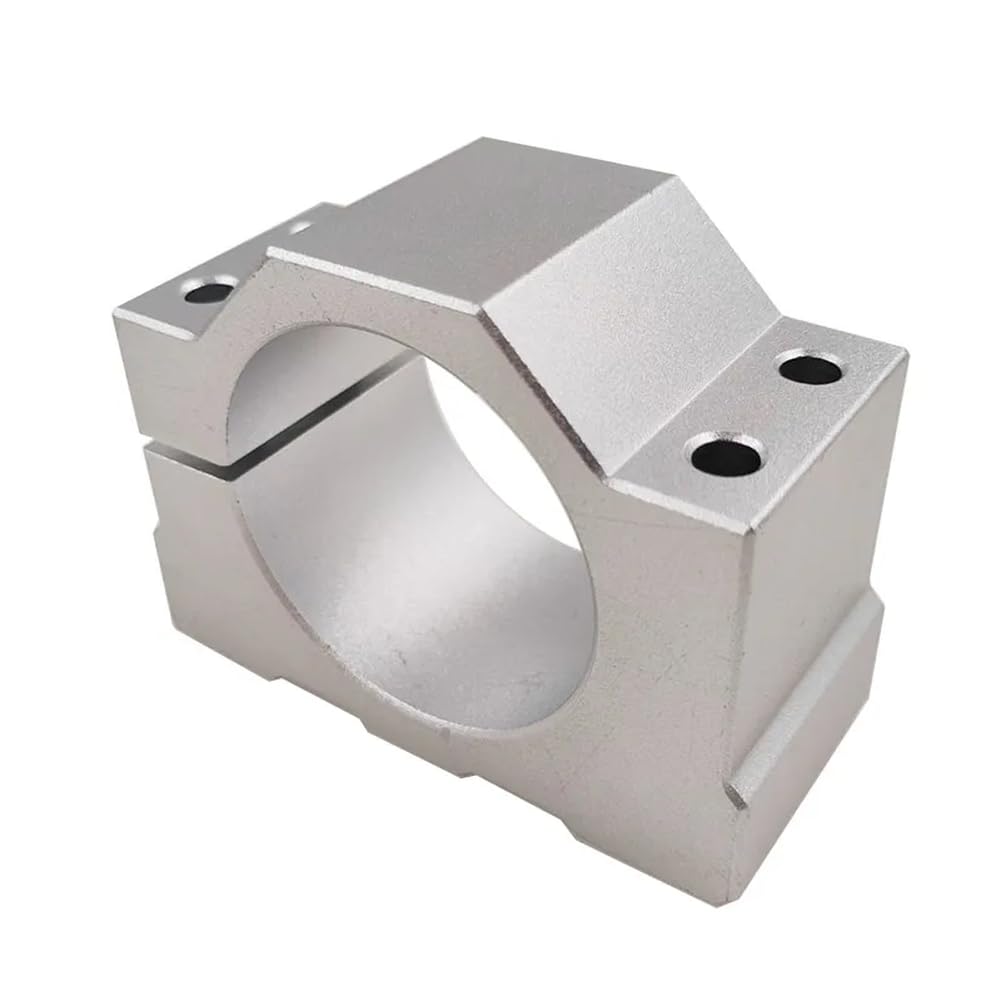 Base fissa in alluminio pressofuso, staffa di montaggio motore mandrino con finitura anodizzata, per macchine utensili CNC e sistemi automatizzati