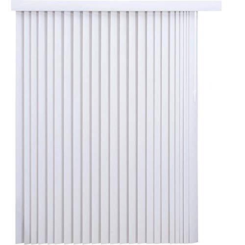 Project Source 94931 3.5-in Cordless White Vinyl Door Vertical Blinds (Common: 78-in; Actual: 78-in x 84-in)
