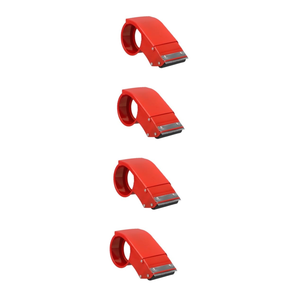 NUOBESTY 4stücke Klebebandspender Metall Tragbarer Tischabroller Für Zuhause Und Büro Robuster Kleiner Tape Dispenser Für Effizientes Organisieren Von Klebeband Accessoire Für