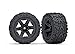 Price comparison product image TRAXXAS Tires & wheels, glued, 2.8' (4X4 black w/ Talon Extreme tire (TRX6773)