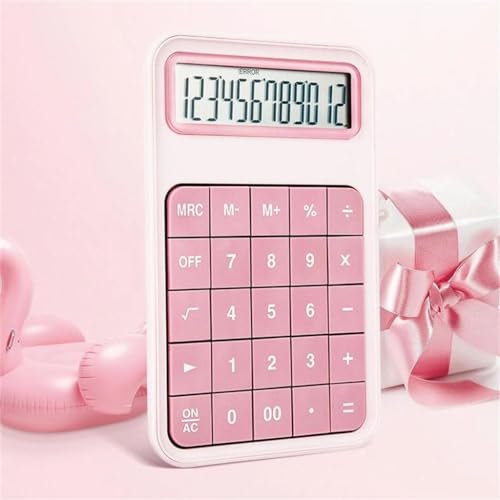 Calculadora de escritorio de 12 bits con botones grandes para útiles escolares 5