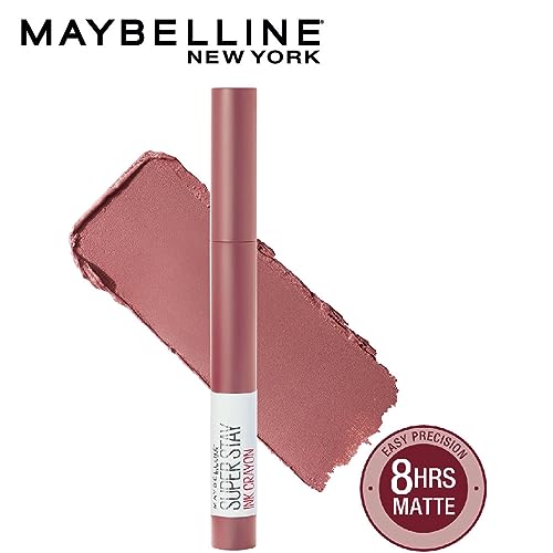 Image of Maybelline New York Super Stay Crayon Lipstick, 15 Lead the way (Pack of 2)