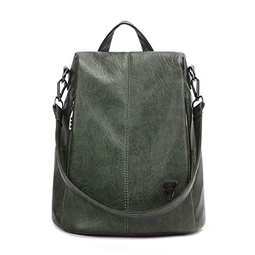 Sac à dos femme en cuir véritable avec compartiments pour livres et cours