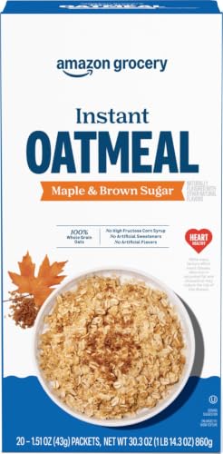 Amazon Grocery, Maple & Brown Sugar Instant...