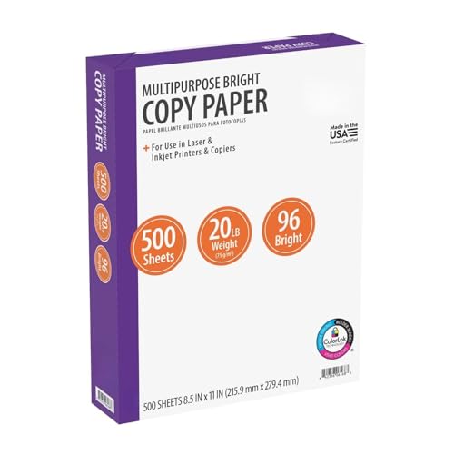 Multipurpose Bright Paper, 8.5