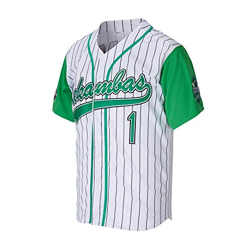 Kekambas Men's #1 G-Baby Jarius Evans Hardball Movie Baseball Jersey Size M #TOP1