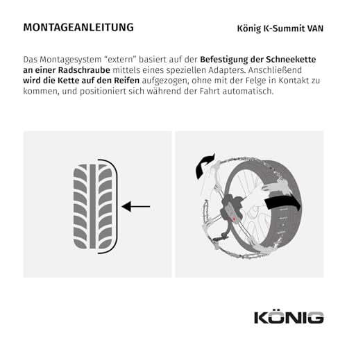 König K-Summit VAN K89 Schneeketten für Transporter