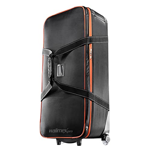 IDEALE PER I VIAGGI E LO STOCCAGGIO: Sia che tu voglia portare la tua attrezzatura a un servizio fotografico o tenerla al sicuro, la borsa walimex pro studio è la soluzione ideale. Con i suoi interni spaziosi e la costruzione robusta, è perfetto per l'uso quotidiano.