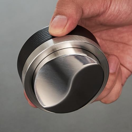 Coosigar 51mm Coffee Distributor,Espresso Distribution Tool, Adjustable Depth Espresso Distributor Fits All 51MM Espresso Portafilter,espresso leveler compatible with Delonghi 51MM Portafilter.(Black)