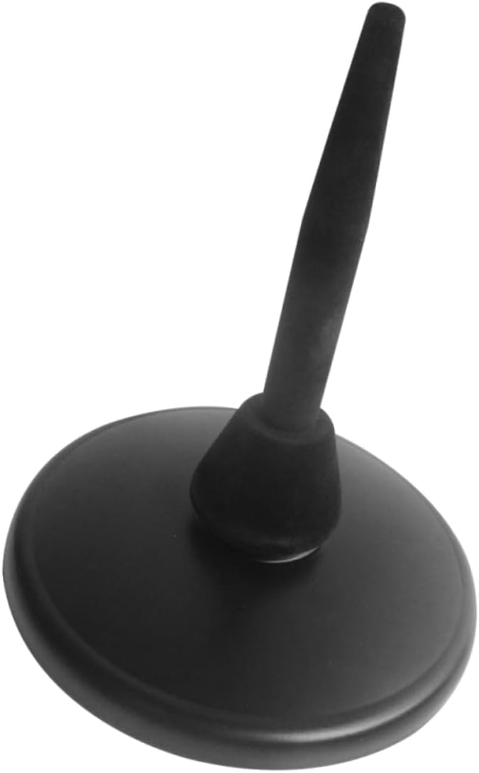 Kisangel Adjustable Flute Clarinet Stand Holder Universal Display Rack for Woodwind Instruments Sturdy Black Music Stand Non-Slip Base Suitable for Home and Stage Use