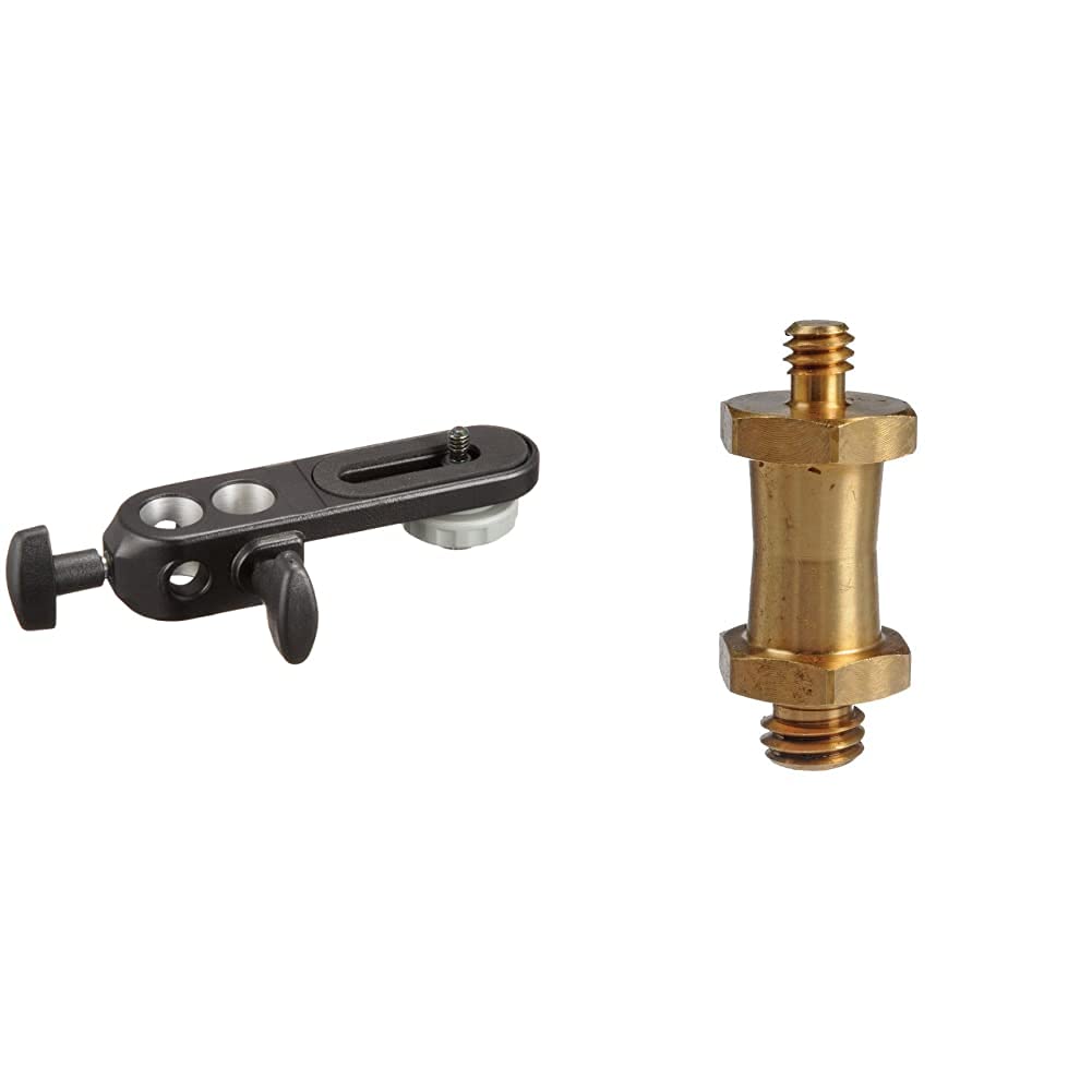 Testa A Staffa Manfrotto 143BKT - Per Fotocamera, Attacco 1/4'', In Alluminio, Nero - Foto 8