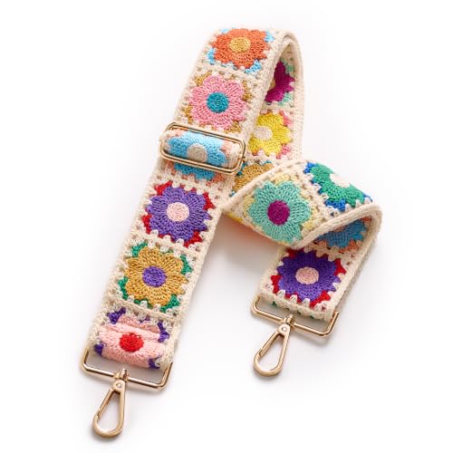 Image of chushui Knit Purse Strap,Replacement Crossbody Wide Adjustable Shoulder Strap for Bag Handbag