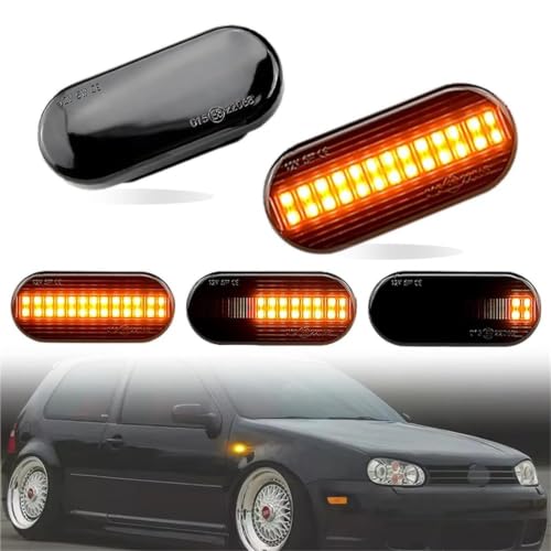 Intermitentes laterales LED luz dinámica compatible con Golf Passat Bora 3