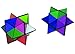 California Creations The Amazing Star Cube: 2 Piece Transforming Geometric Puzzle - Solve The Cube To Find The Hidden Star