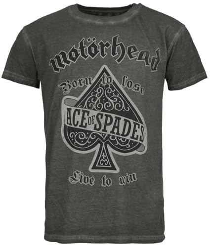 Motörhead Ace of Spades Männer T-Shirt anthrazit L 100% Baumwolle Band-Merch Bands