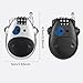 AsrMyjcx Snowboard Cable Lock Luggage Lock Length 83 cm Portable Padlocks Cable Lock 3 Digit Lock for Suitcase Snowboard Backpack Bike, Gray