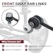 4 PCS Front Lower Suspension Kit Control Arm Ball Joint Stabilizer Sway Bar Link Set Replacement for Volkswagen Passat 2012-2020 Volkswagen Beetle 2012-2019