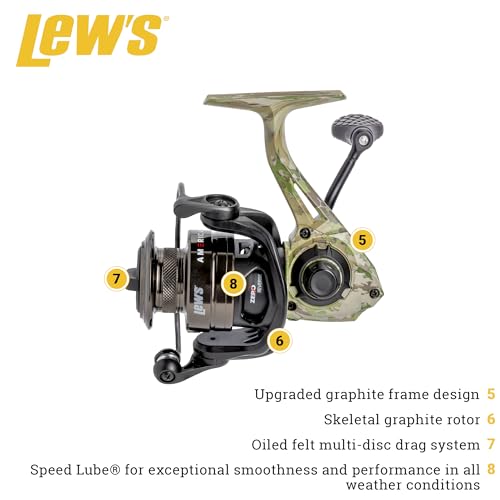 American Hero Camo 6'0" M/F Spinning Combo 2pc by Lew's - Image 3