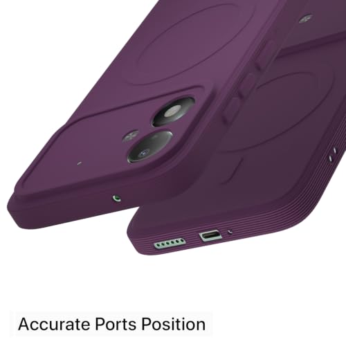 Image of Outlouders Back Cover for Poco M8 Power 5G | Soft Matte Silicone | Slim Fit | Magnetic-Safe Logo Design (Magnetic-Safe Not Compatible) | Shockproof | Camera Protection Bumper Case (Purple)