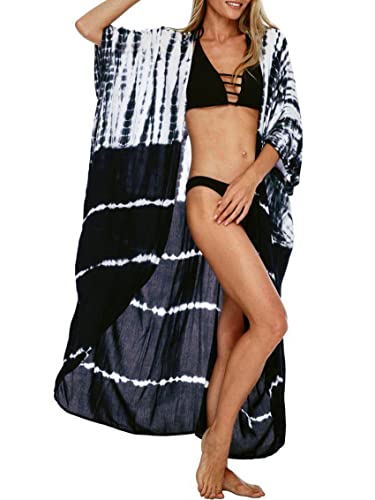 Image of Kaftan Dresses for Women Plus Size Summer Beach Dress with Print and Swim Cover Ups