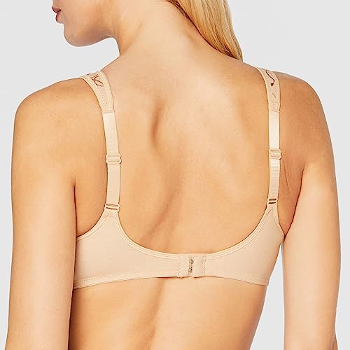 Triumph Damen BH Elegant Cotton N, ohne Bügel, ohne Polsterung, Verstellbare Träger, 80D, Skin - Light Combination – Ansicht 3