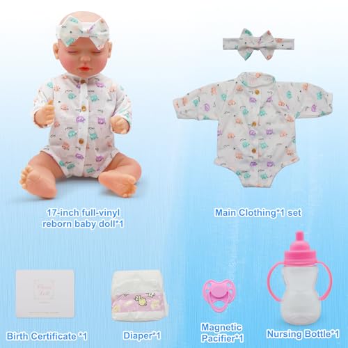 Dollox QM24021A Lifelike Baby Dolls Interactive Reborn Baby Doll Laugh Cry thumb #6
