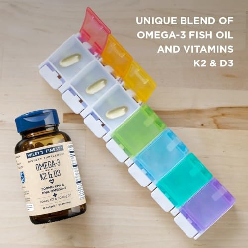 Wiley's Finest Omega-3 with Vitamin K2 and D3