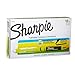 Sharpie Highlighters, Chisel Tip, Fluorescent Yellow, 12-Count
